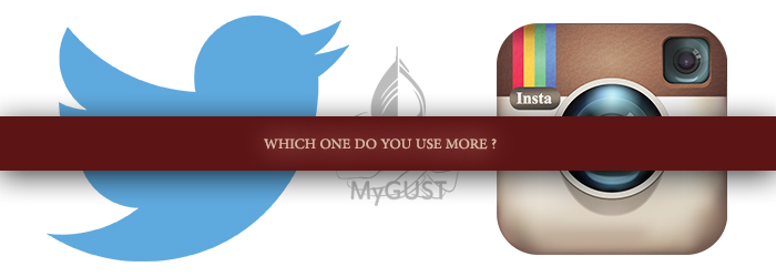 أيهما تستخدم أكثر, تويتر أم الانستقرام ؟